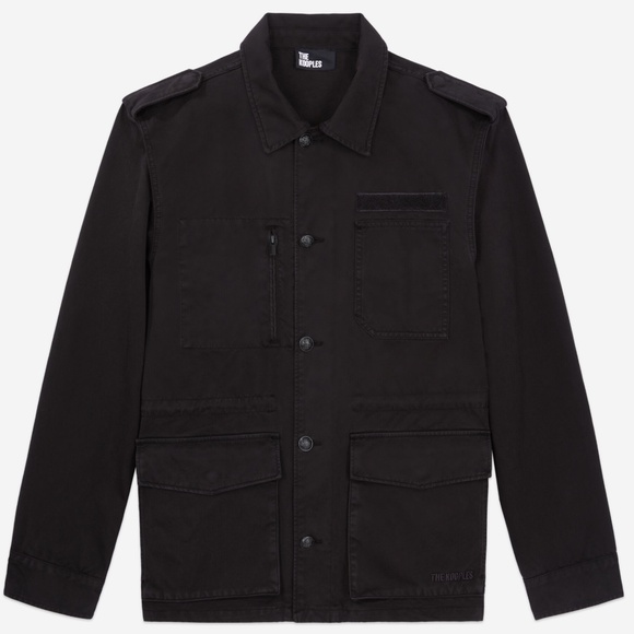 The Kooples Black denim worker jacket - Picture 3 of 4